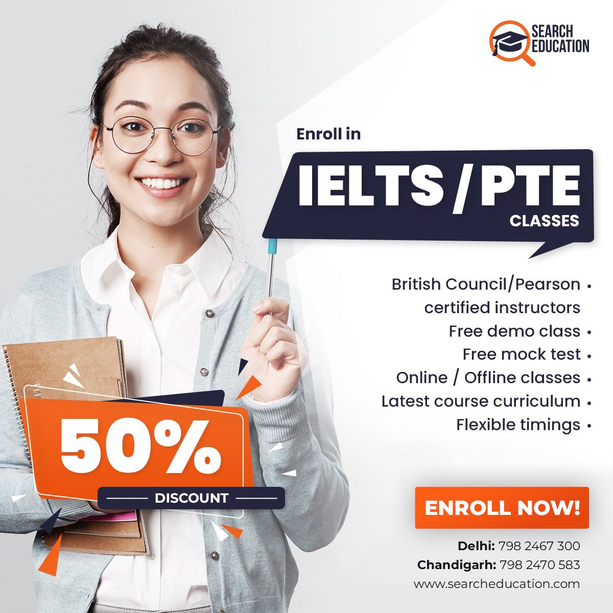 IELTS Coaching for Success | Search Education | Big Discount
