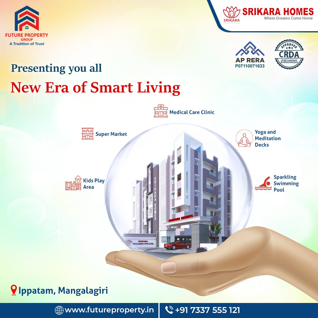 Srikara Homes: 2 & 3 BHK Apartments in Tadepalli, Vijayawada