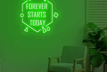 Light the Way to Your Forever: "Forever Starts Today" Neon Sign